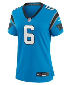 Miles Sanders Carolina Panthers Nike Women's Team Game Jersey - Blue - Image 3