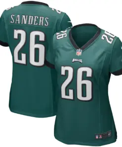 Miles Sanders Philadelphia Eagles Nike Women's Game Jersey - Black - Image 8