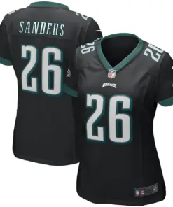 Miles Sanders Philadelphia Eagles Nike Women's Game Jersey - Midnight Green - Image 9