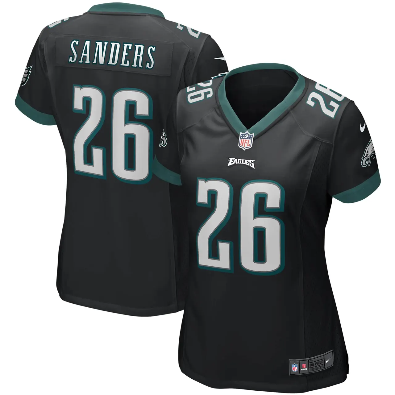 Miles Sanders Philadelphia Eagles Nike Women's Game Jersey - Midnight Green - Image 12