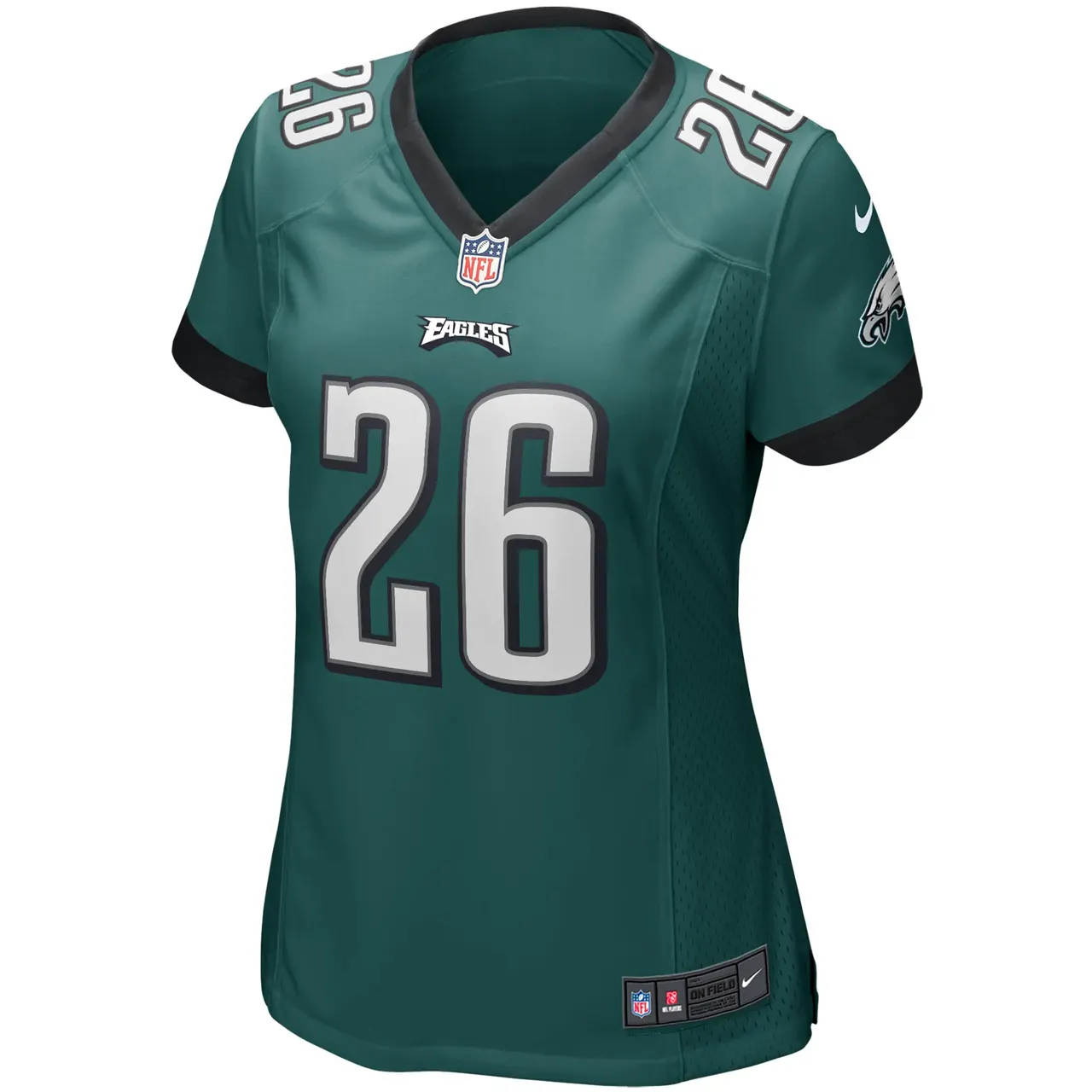 Miles Sanders Philadelphia Eagles Nike Women's Game Jersey - Midnight Green - Image 3