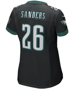 Miles Sanders Philadelphia Eagles Nike Women's Game Jersey - Midnight Green - Image 7