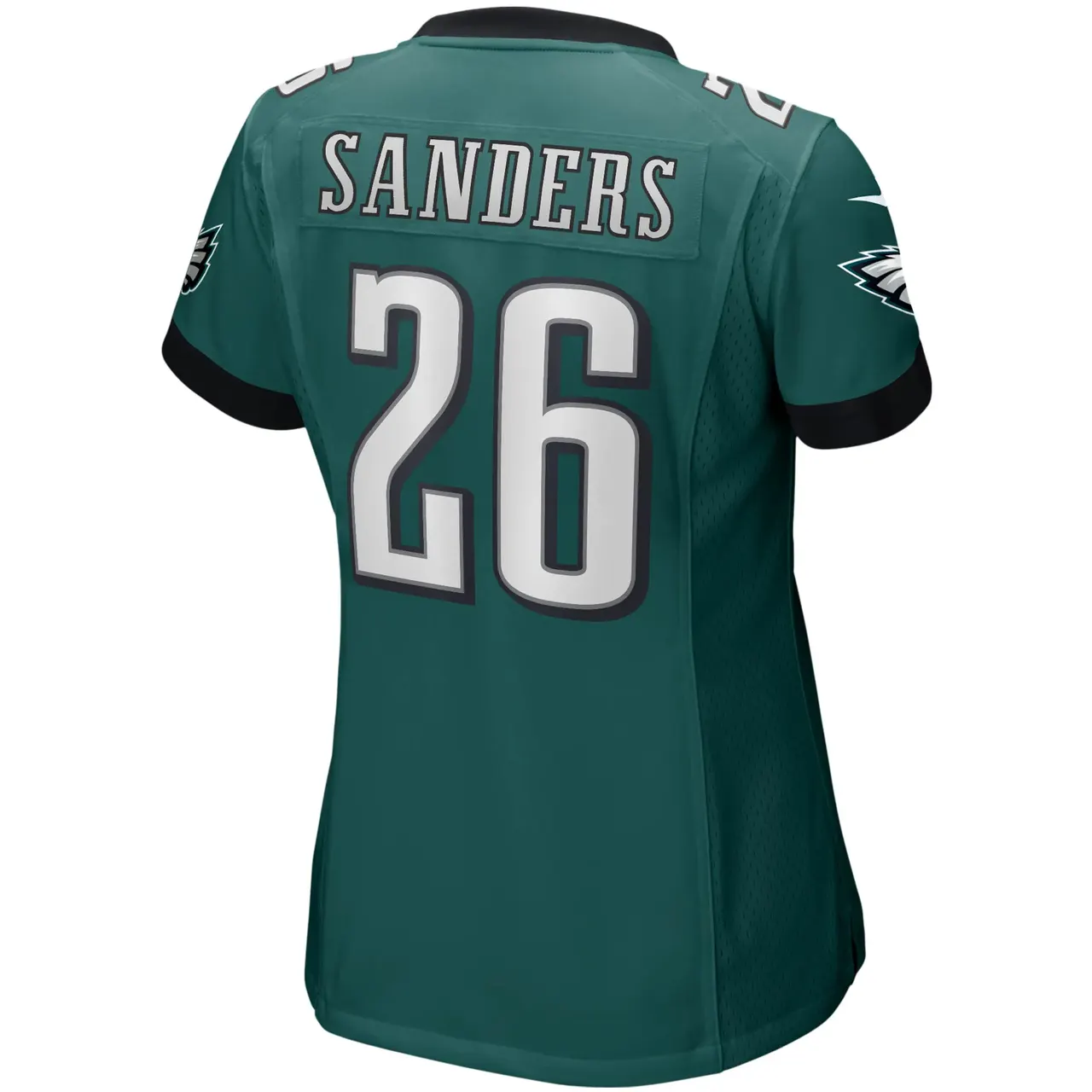 Miles Sanders Philadelphia Eagles Nike Women's Game Jersey - Midnight Green - Image 4