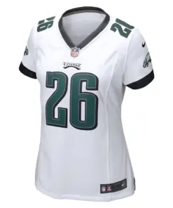 Miles Sanders Philadelphia Eagles Nike Women's Game Jersey - White - Image 3