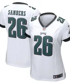 Miles Sanders Philadelphia Eagles Nike Women's Game Jersey - White