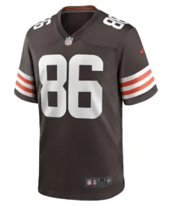 Miller Forristall Cleveland Browns Nike Game Player Jersey - Brown - Image 3