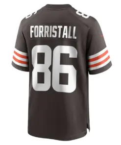 Miller Forristall Cleveland Browns Nike Game Player Jersey - Brown - Image 4