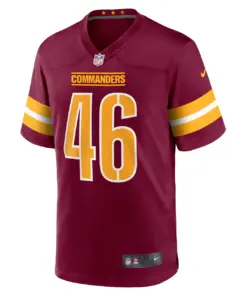 Milo Eifler Washington Commanders Nike Game Player Jersey - Burgundy - Image 3