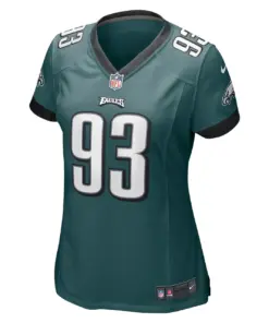 Milton Williams Philadelphia Eagles Nike Women's Game Jersey - Midnight Green - Image 3