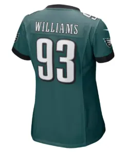Milton Williams Philadelphia Eagles Nike Women's Game Jersey - Midnight Green - Image 4