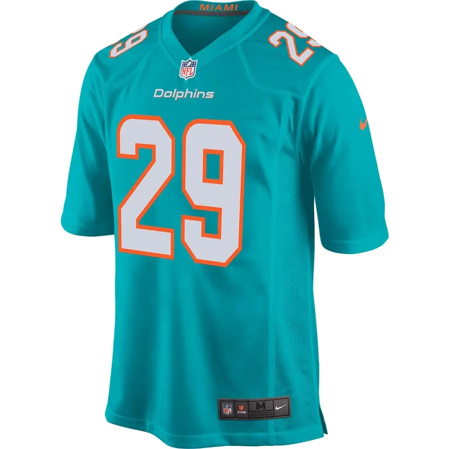 Minkah Fitzpatrick Miami Dolphins Nike Game Jersey - Aqua - Image 2