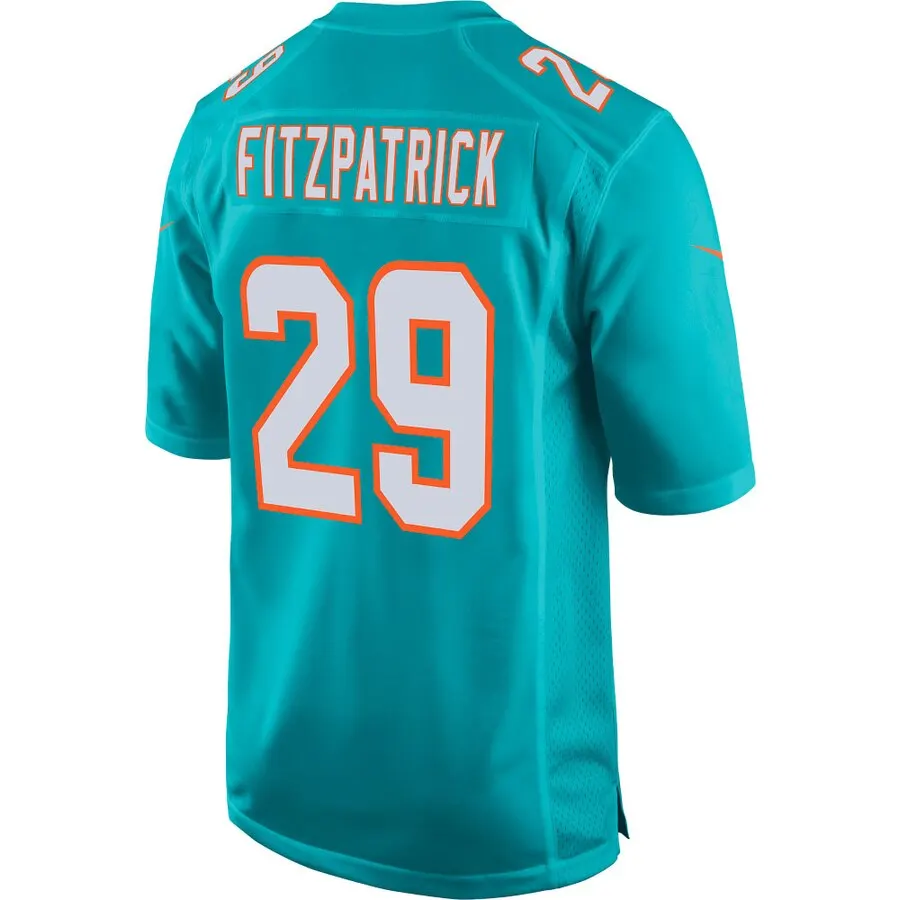 Minkah Fitzpatrick Miami Dolphins Nike Game Jersey - Aqua - Image 3