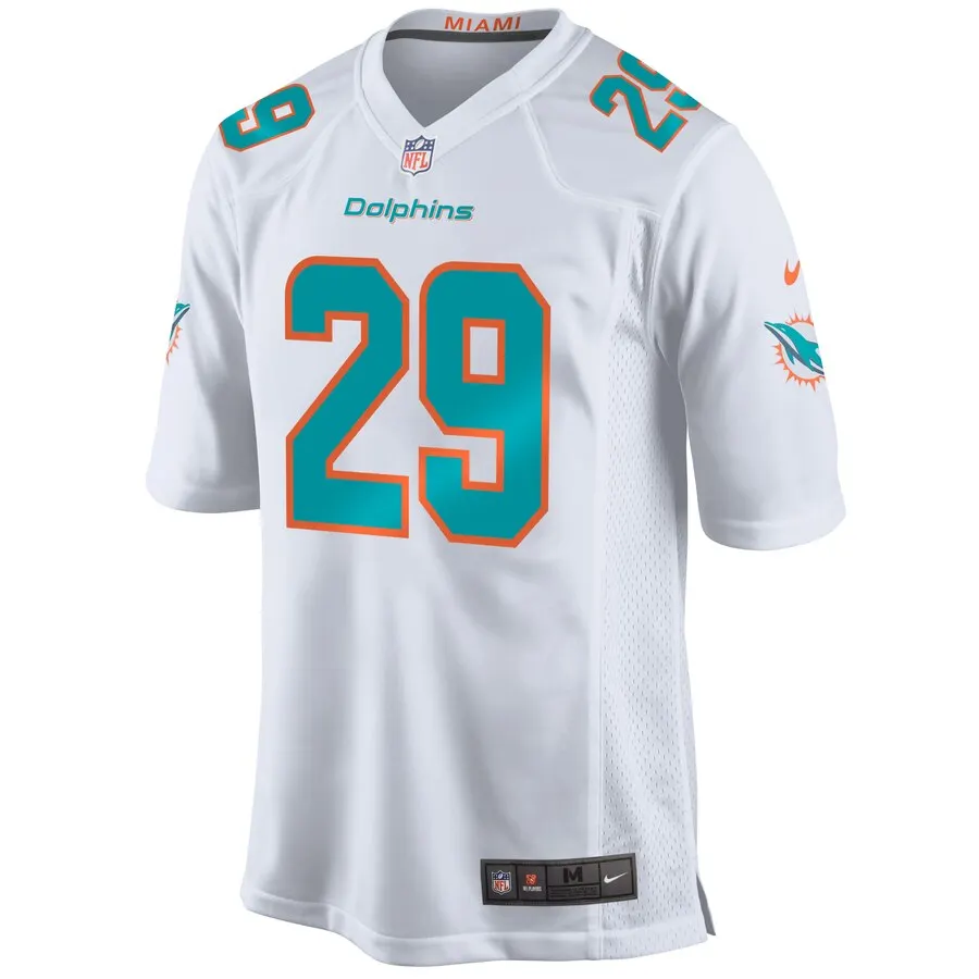 Minkah Fitzpatrick Miami Dolphins Nike Game Jersey - White - Image 2