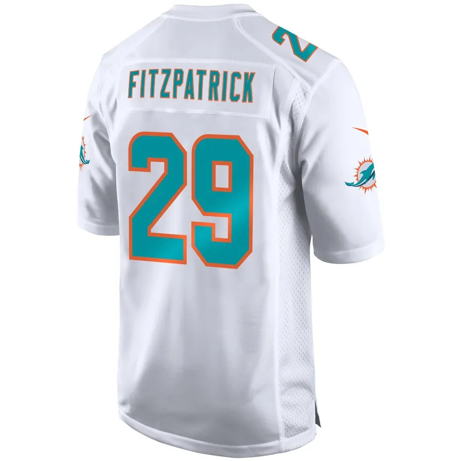 Minkah Fitzpatrick Miami Dolphins Nike Game Jersey - White - Image 3