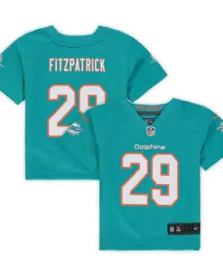 Minkah Fitzpatrick Miami Dolphins Nike Toddler Game Jersey - Aqua