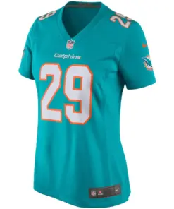 Minkah Fitzpatrick Miami Dolphins Nike Women's Game Jersey - Aqua - Image 2