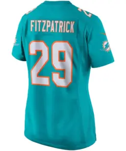 Minkah Fitzpatrick Miami Dolphins Nike Women's Game Jersey - Aqua - Image 3