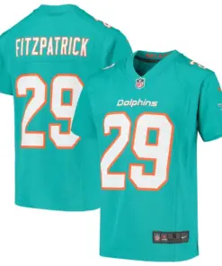 Minkah Fitzpatrick Miami Dolphins Nike Youth Game Jersey - Aqua