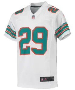 Minkah Fitzpatrick Miami Dolphins Nike Youth Game Jersey - White - Image 2
