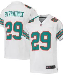 Minkah Fitzpatrick Miami Dolphins Nike Youth Game Jersey - White