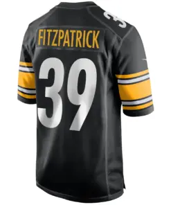 Minkah Fitzpatrick Pittsburgh Steelers Nike Game Player Jersey - White - Image 7
