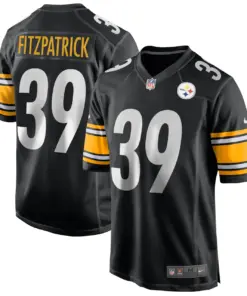 Minkah Fitzpatrick Pittsburgh Steelers Nike Game Player Jersey - White - Image 12