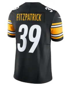 Minkah Fitzpatrick Pittsburgh Steelers Nike Vapor F.U.S.E. Limited Jersey - Black - Image 4