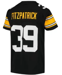 Minkah Fitzpatrick Pittsburgh Steelers Nike Youth Alternate Game Jersey - Black - Image 4