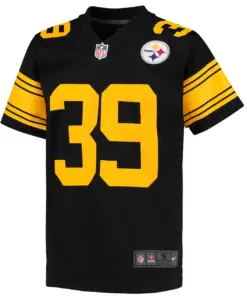 Minkah Fitzpatrick Pittsburgh Steelers Nike Youth Color Rush Game Jersey - Black - Image 3