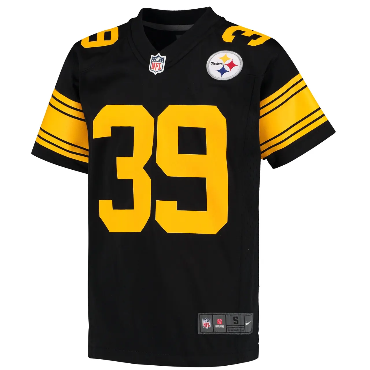 Minkah Fitzpatrick Pittsburgh Steelers Nike Youth Color Rush Game Jersey - Black - Image 3