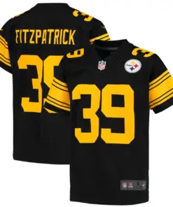 Minkah Fitzpatrick Pittsburgh Steelers Nike Youth Color Rush Game Jersey - Black