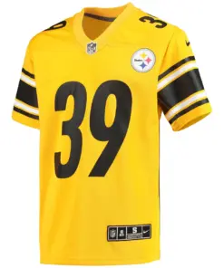 Minkah Fitzpatrick Pittsburgh Steelers Nike Youth Inverted Team Game Jersey - Gold - Image 3