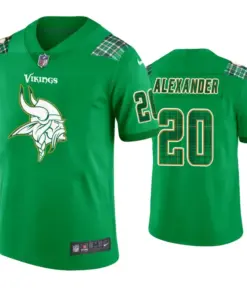 Mackensie Alexander Minnesota Vikings Nike St. Patrick's Day Jersey - Kelly Green