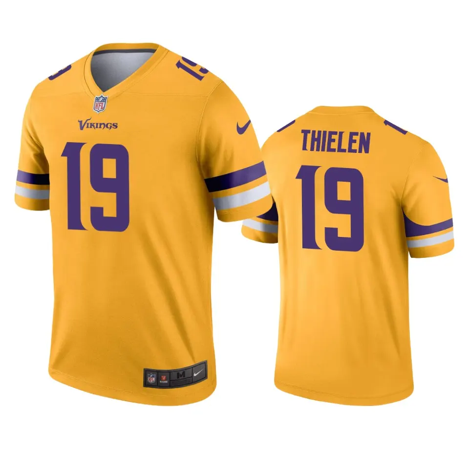 Adam Thielen Minnesota Vikings Nike Inverted Legend Jersey - Gold