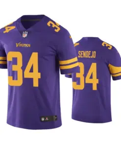 Andrew Sendejo Minnesota Vikings Nike Color Rush Limited Jersey - Purple