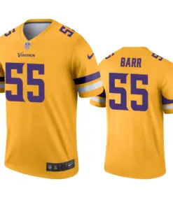 Anthony Barr Minnesota Vikings Nike Inverted Legend Jersey - Gold