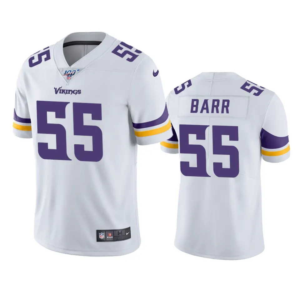 Anthony Barr Minnesota Vikings Nike 100th Season Vapor Limited Jersey - White