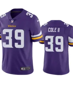 Brian Cole II Minnesota Vikings Nike Vapor Untouchable Limited Jersey - Purple