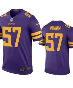 D.J. Wonnum Minnesota Vikings Nike Color Rush Legend Jersey - Purple