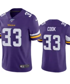 Dalvin Cook Minnesota Vikings Nike 100th Season Vapor Limited Jersey - Purple