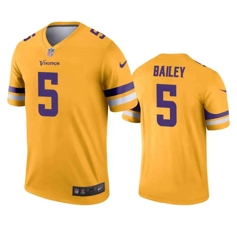 Dan Bailey Minnesota Vikings Nike Inverted Legend Jersey - Gold