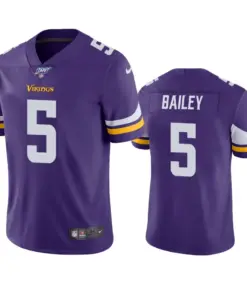 Dan Bailey Minnesota Vikings Nike 100th Season Vapor Limited Jersey - Purple