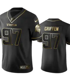Everson Griffen Minnesota Vikings Nike 2019 Golden Edition Vapor Untouchable Limited Jersey - Anthracite