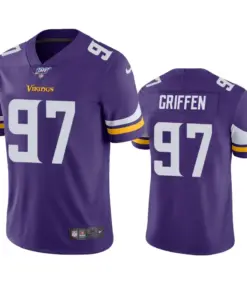 Everson Griffen Minnesota Vikings Nike 100th Season Vapor Limited Jersey - Purple