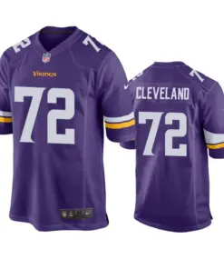 Ezra Cleveland Minnesota Vikings Nike 2020 NFL Draft Game Jersey - Purple