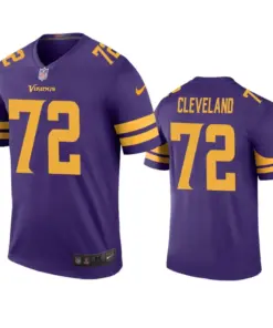 Ezra Cleveland Minnesota Vikings Nike Color Rush Legend Jersey - Purple