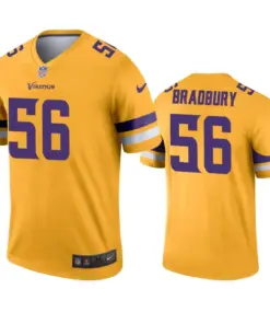 Garrett Bradbury Minnesota Vikings Nike Inverted Legend Jersey - Gold