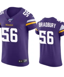 Garrett Bradbury Minnesota Vikings Nike 100th Season Vapor Elite Jersey - Purple