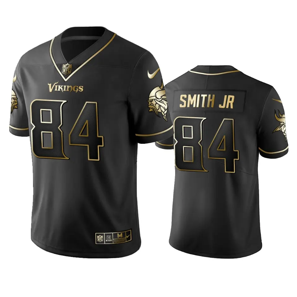 Irv Smith Jr. Minnesota Vikings Nike 2019 Golden Edition Vapor Limited Jersey - Black
