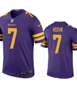 Kaare Vedvik Minnesota Vikings Nike Color Rush Legend Jersey - Purple